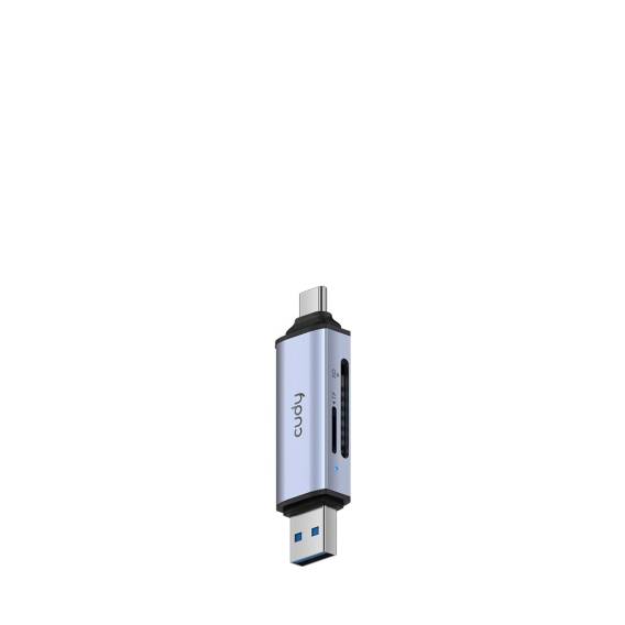 Obrázok pre Čtečka karet CUDY UH200 2-v-1 USB 3.0