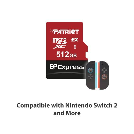 Obrázok pre Patriot Memory EP Express flash paměť 512GB MicroSDXC 800/600 MB/s (PEF512GEPEXMCX)