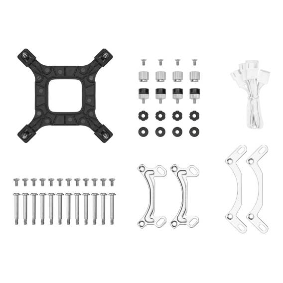 Obrázok pre DeepCool LE360 WH V2 Procesor Kapalinový chladič typu vše v jednom 12 cm Bílá 1 kusů