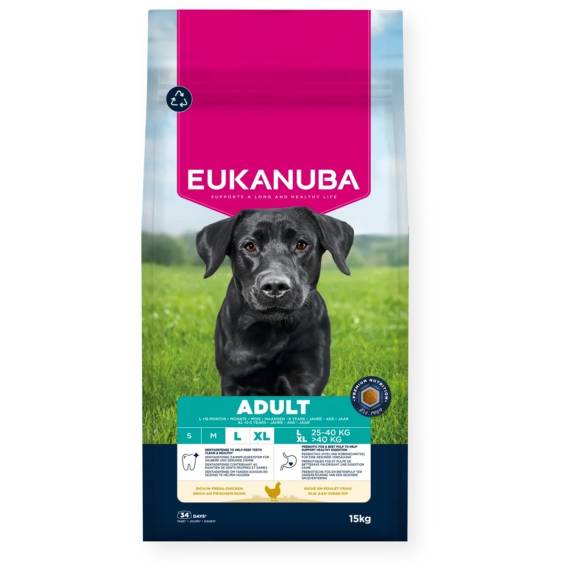 Obrázok pre EUKANUBA Adult L XL Rich in chicken - suché krmivo pro psy - 15kg