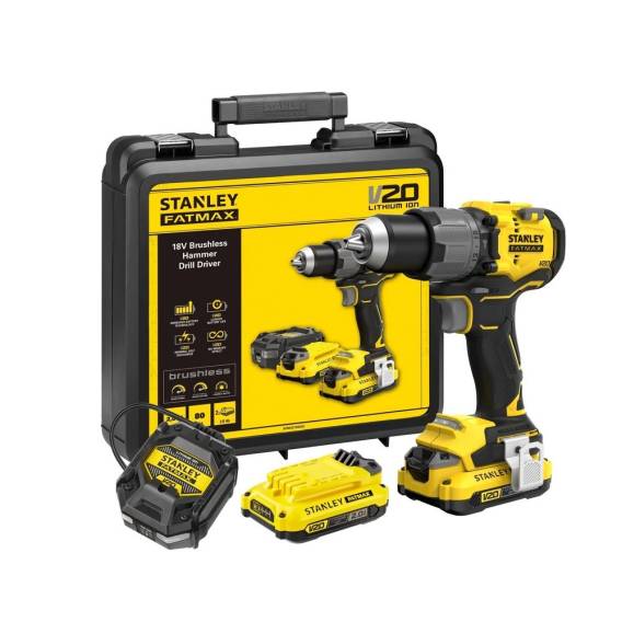 Obrázok pre Úderová vrtačka/šroubovák Fatmax 18V SFMCD726D2K STANLEY