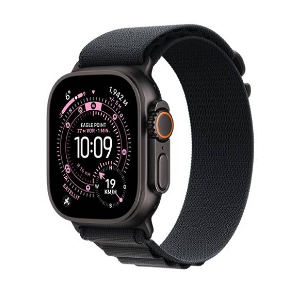 Obrázok pre Apple Watch Ultra 3 OLED 49 mm Digitální 422 x 514 px Dotyková obrazovka 5G Černá Wi-Fi GPS