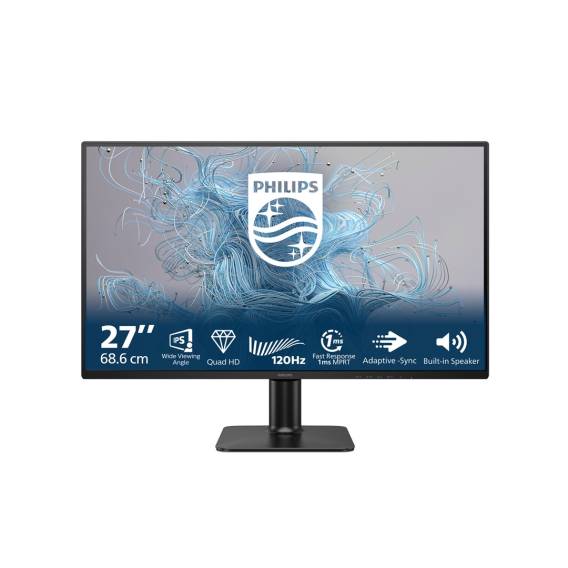 Obrázok pre Philips 2000 series 27E2N2500/00 počítačový monitor 68,6 cm (27") 2560 x 1440 px Quad HD LCD Černá
