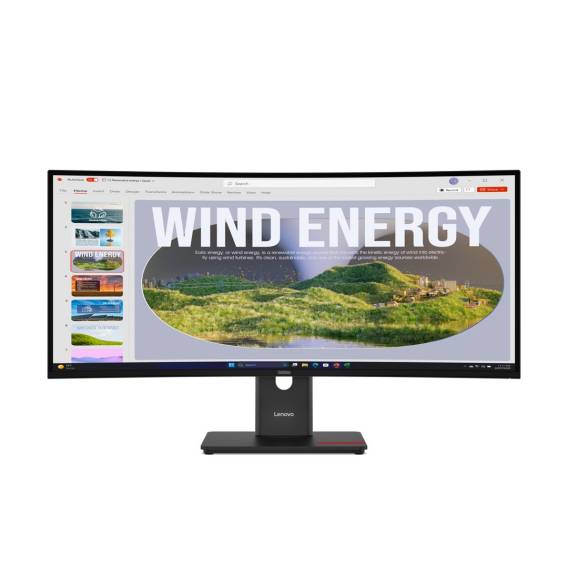 Obrázok pre Lenovo ThinkVision T34WD-40 počítačový monitor 86,4 cm (34") 3440 x 1440 px Wide Quad HD LED Černá