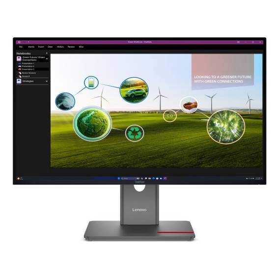 Obrázok pre Lenovo ThinkVision P27Q-40 počítačový monitor 68,6 cm (27") 2560 x 1440 px Quad HD LED Černá
