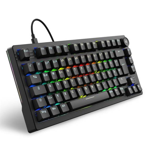 Obrázok pre Sharkoon SGK25 klávesnice Domácí USB QWERTZ Německý Černá