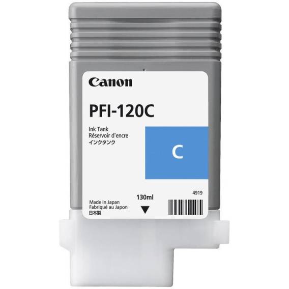 Obrázok pre Canon PFI-120C inkoustová náplň 1 kusů Originální Azurová