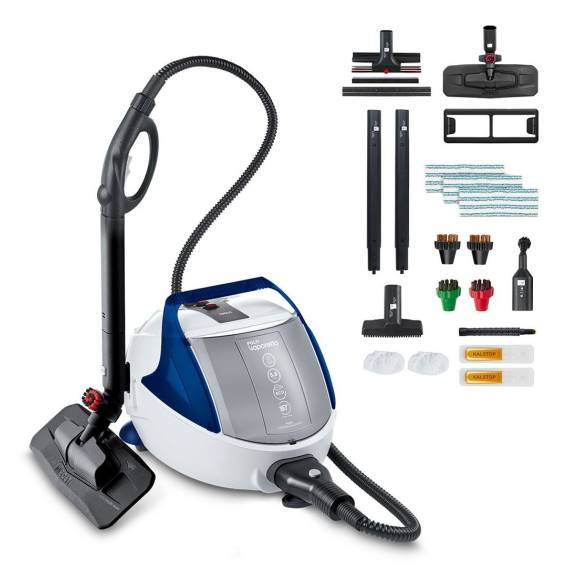 Obrázok pre Polti Pro 100 Eco Power Válcovitý parní čistič 1900 W Černá, Modrá, Bílá