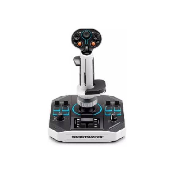 Obrázok pre Thrustmaster Sol-R 1 Flightstick Černá, Bílá USB Letový joystick Analogový/digitální PC