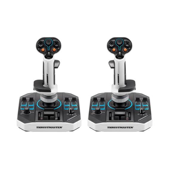 Obrázok pre Thrustmaster Sol-R 2 HOSAS Space Sim Duo Černá, Bílá USB Letový joystick Analogový/digitální PC