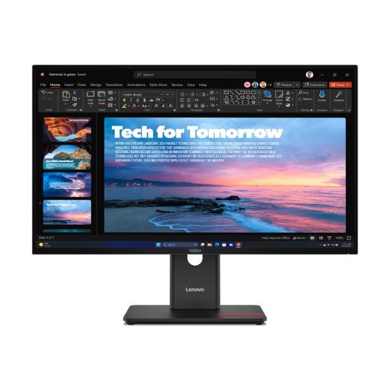 Obrázok pre Lenovo ThinkVision T27QD-40 počítačový monitor 68,6 cm (27") 2560 x 1440 px Wide Quad HD LED Černá