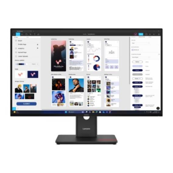 Obrázok pre Lenovo ThinkVision T32UD-40 počítačový monitor 80 cm (31.5") 3840 x 2160 px 4K Ultra HD LCD Černá