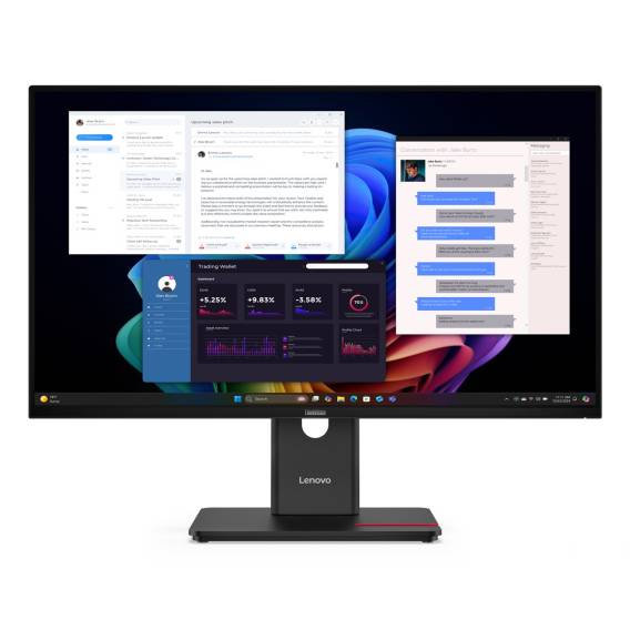 Obrázok pre Lenovo ThinkVision T27UD-40 počítačový monitor 68,6 cm (27") 3840 x 2160 px 4K Ultra HD LCD Černá