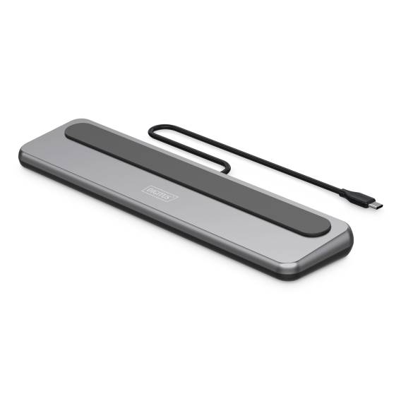 Obrázok pre Digitus DA-70919 dokovací stanice/replikátor portů Kabel USB 3.2 Gen 2 (3.1 Gen 2) Type-C Černá, Šedá