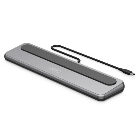 Obrázok pre Digitus DA-70919 dokovací stanice/replikátor portů Kabel USB 3.2 Gen 2 (3.1 Gen 2) Type-C Černá, Šedá