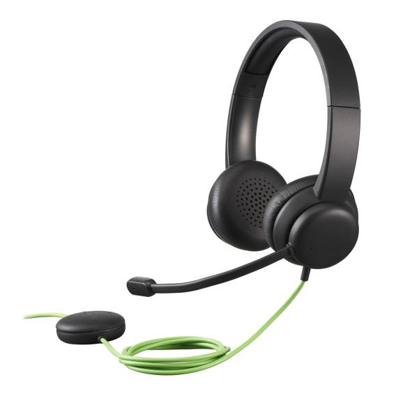 Obrázok pre Acer GP.HDS11.01N sluchátka / náhlavní souprava Sluchátka s mikrofonem Kabel Přes hlavu Hovory/hudba Černá