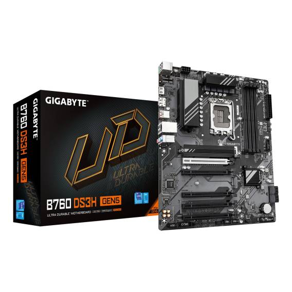 Obrázok pre GIGABYTE B760 DS3H GEN5 základní deska Intel B760 Express LGA 1700 ATX