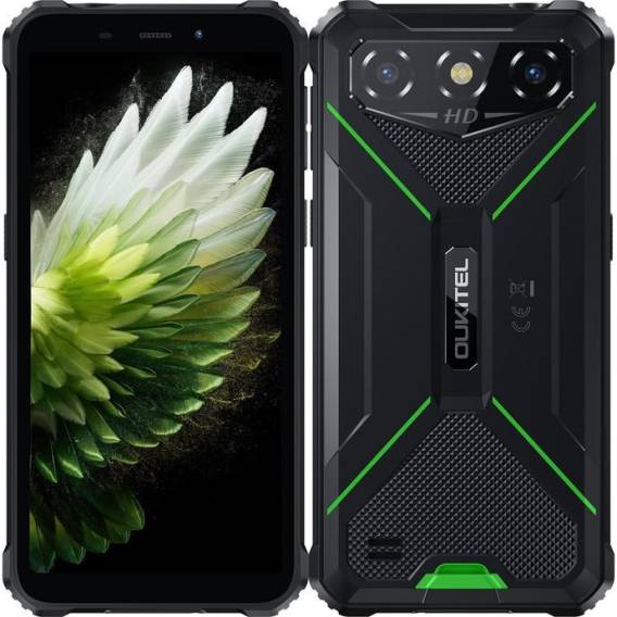 Obrázok pre Oukitel G3 6" Smartphone Dual SIM Android 14 4G USB Type-C 4 GB 128 GB 6300 mAh Zelený