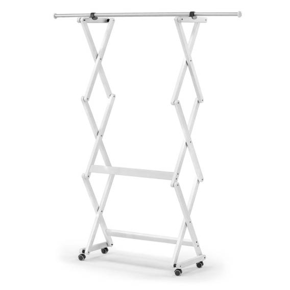 Obrázok pre Clothes hanger, white 140 x 32 cm