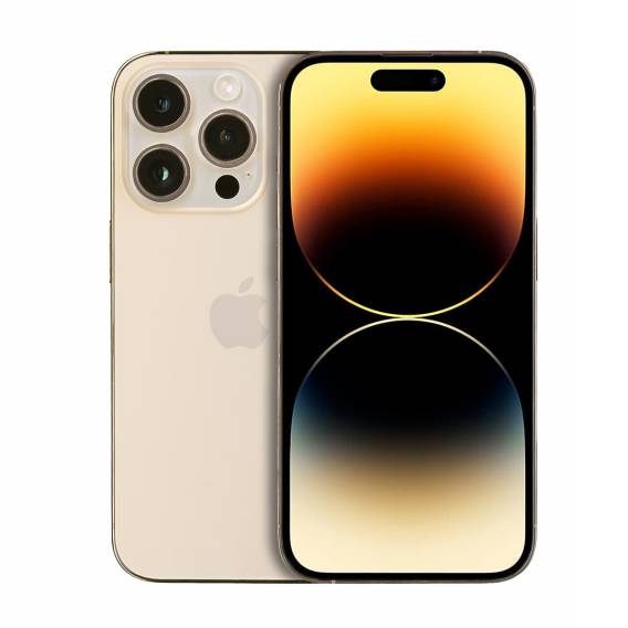 Obrázok pre Apple iPhone 14 Pro 17 cm (6.7") Dual SIM iOS 16 5G 128 GB Zlatý Remade / Obnovené stránky