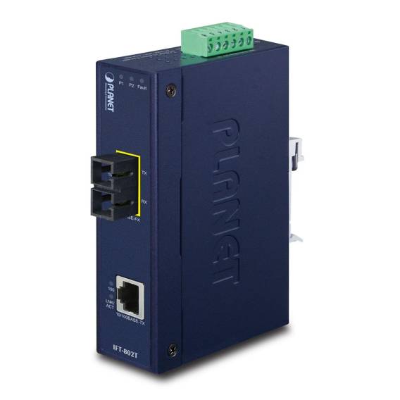 Obrázok pre PLANET IFT-802T konvertor síťové kabeláže 200 Mbit/s 1310 nm Modrá