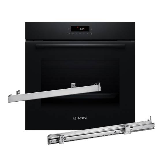 Obrázok pre BOSCH Serie 2 HBA571BB4 trouba 71 l 3600 W Černá + vodicí lišta BOSCH HEZ538000