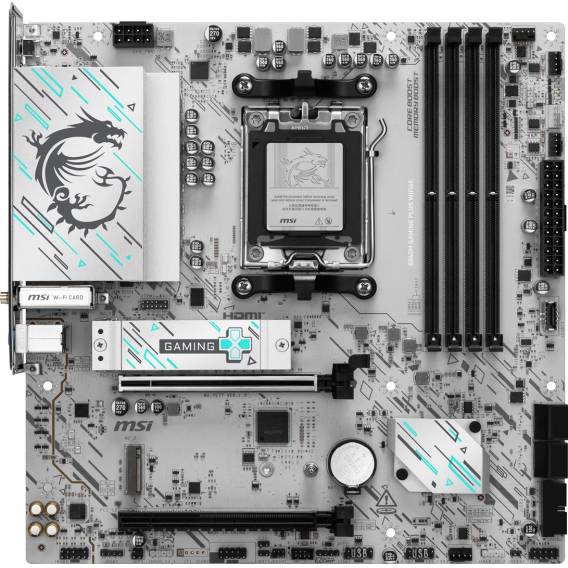 Obrázok pre MSI B840M GAMING PLUS WIFI6E základní deska AMD B840 Zásuvka AM5 Micro ATX