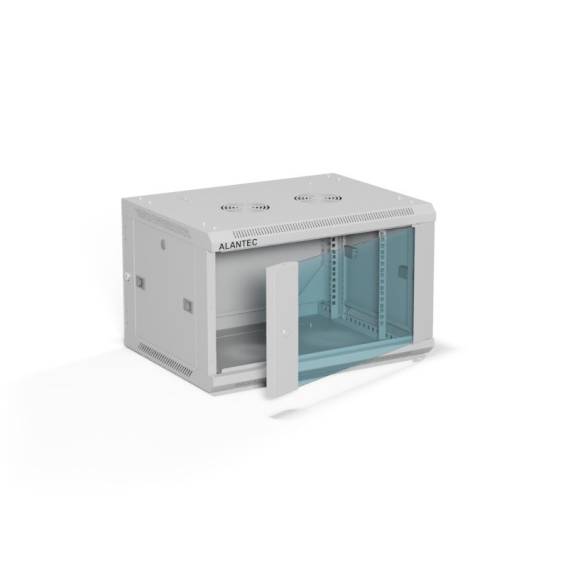 Obrázok pre ALANTEC Regálová skříň 19" 6U 600x450, Šedý FLAT PACK