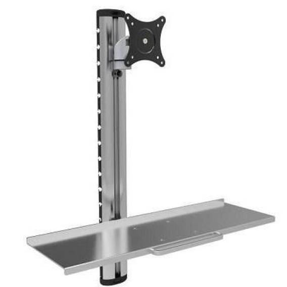 Obrázok pre Techly ICA-PLW 01 Držák/stojan na monitor 68,6 cm (27") Zeď Stříbrná