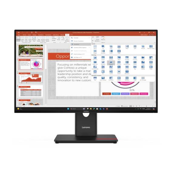 Obrázok pre Lenovo ThinkVision T27-40 LED display 68,6 cm (27") 1920 x 1080 px Full HD Černá
