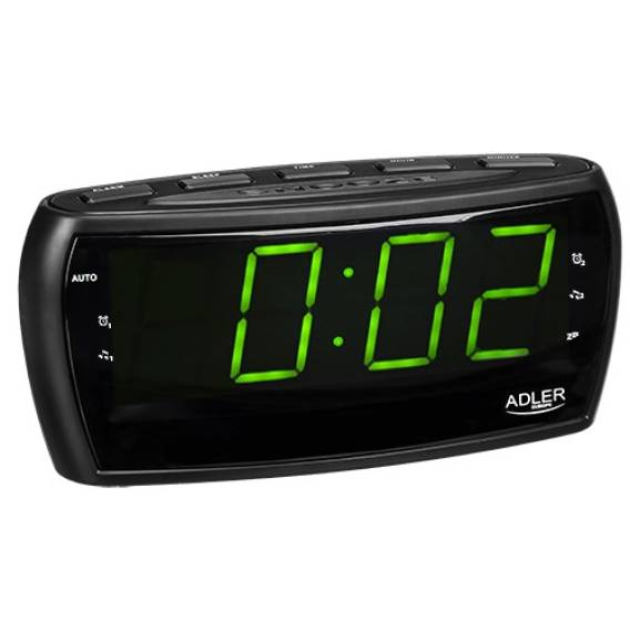 Obrázok pre Adler AD 1121 rádio Hodiny Analogový a digitální Černá