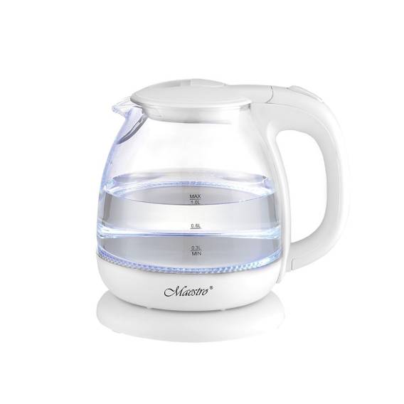 Obrázok pre MAESTRO MR-055 elektrická konvice 1 l 1100 W (MR-055-WHITE) Bílá