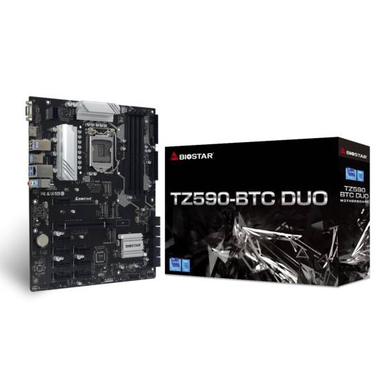 Obrázok pre Biostar TZ590-BTC DUO Intel Z590 LGA 1200 (Socket H5) ATX