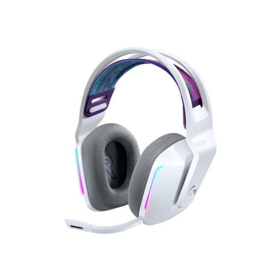 Obrázok pre Logitech G 981-000883 sluchátka / náhlavní souprava Sluchátka s mikrofonem Bezdrátový Přes hlavu Hraní Bílá