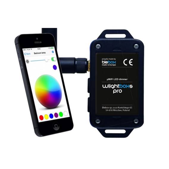 Obrázok pre BLEBOX wlightboxS pro - SCIEMNIACZ LED 12 - 24V DC Z ZEWNETRZNA ANTENA