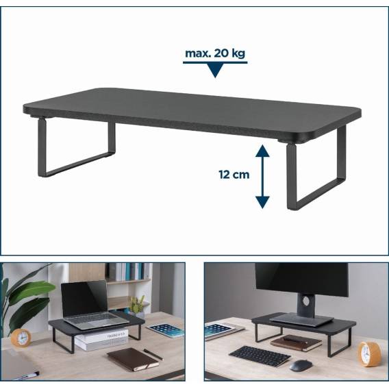 Obrázok pre Gembird MS-TABLE-03 Držák/stojan na monitor Stůl Černá