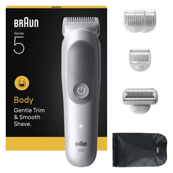 Obrázok pre Braun Series 5 80789712 holicí strojek na tělo Světle šedá
