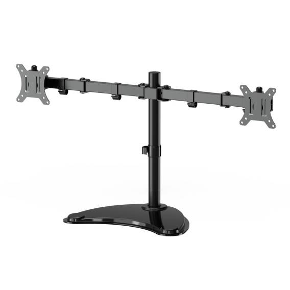 Obrázok pre Gembird MS-D2ST-02 Stojan na monitor (otočný, naklápěcí, otočný), 13”-32”, černý