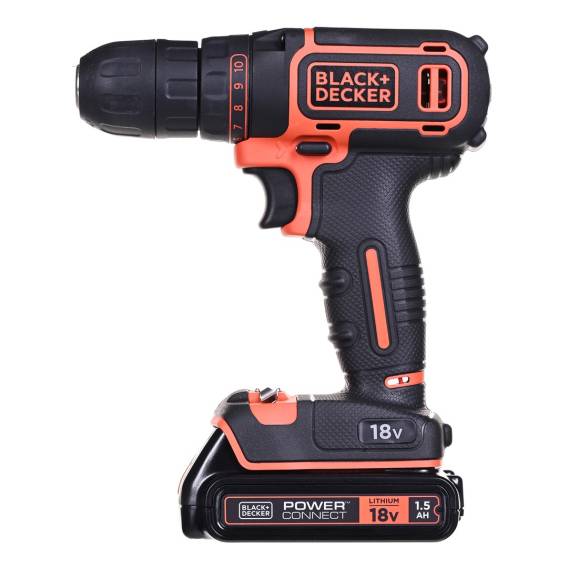 Obrázok pre Black & Decker BDCDC18 vrtačka 650 ot/min Černá, Oranžová