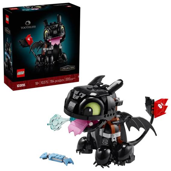 Obrázok pre LEGO ICONS 10375 Jak vycvičit draka: Bezzubko