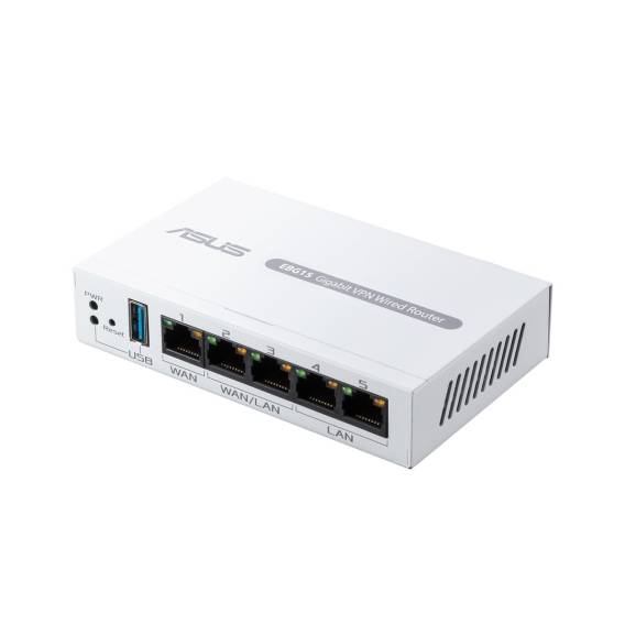 Obrázok pre ASUS ExpertWiFi EBG15 router zapojený do sítě Gigabit Ethernet Bílá