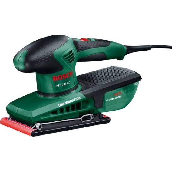 Obrázok pre Bosch PSS 200 AC Vibrační bruska 24000 oscilací/min Černá, Zelená 200 W