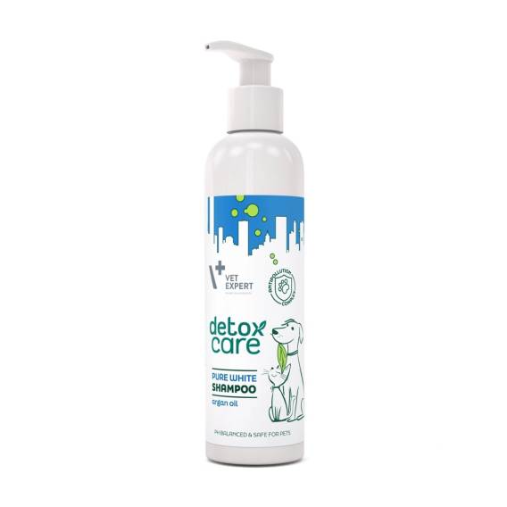 Obrázok pre VETEXPERT Detox Care Pure White Shampoo - šampon pro psy a kočky - 250 ml