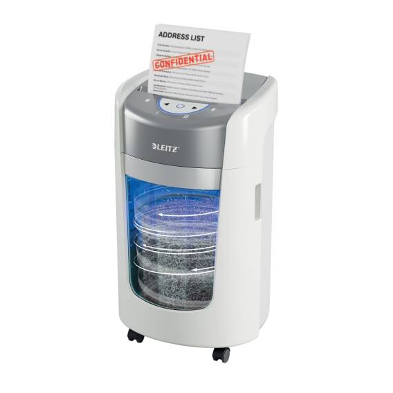 Obrázok pre Leitz IQ OptiMax Home Office 225 skartovačka Na malé částice 58 dB Šedá, Bílá