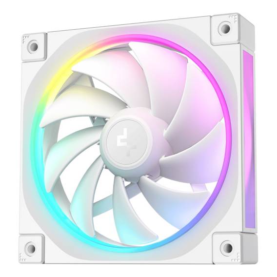 Obrázok pre DeepCool FL12 WH Počítačová skříň Ventilátor 12 cm Bílá 1 kusů