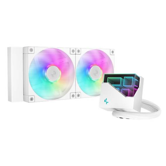 Obrázok pre DeepCool LT240 Procesor Kapalinový chladič typu vše v jednom 12 cm Bílá 1 kusů