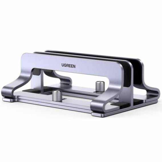 Obrázok pre Ugreen Stojak pionowy na 2 urządzenia Ugreen LP258 aluminiowy na laptop tablet - srebrny