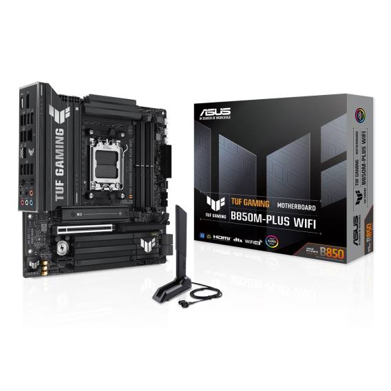 Obrázok pre ASUS TUF GAMING B850M-PLUS WIFI AMD B850 Zásuvka AM5 Micro ATX