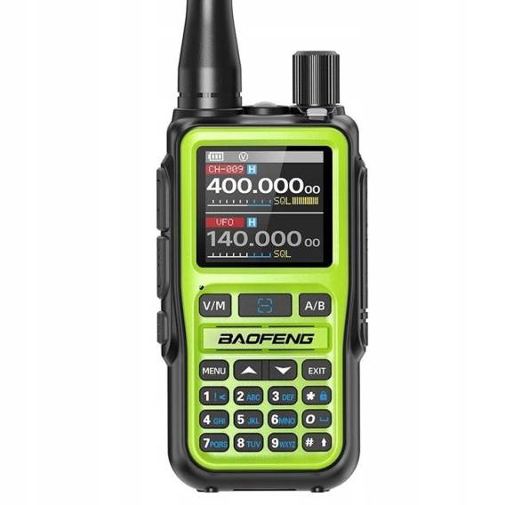 Obrázok pre Vysílačka Baofeng UV-5R EU MINI USB-C Bluetooth VHF UHF Letecké pásmo Zelená