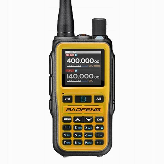 Obrázok pre Vysílačka Baofeng UV-5R EU MINI USB-C Bluetooth VHF UHF Letecké pásmo Oranžová